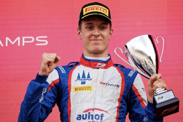 F3 2025 | Season Review | Charlie Wurz Charlie Wurz on the F3 Podium for TRIDENT