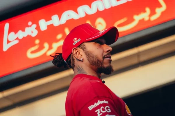 Lewis Hamilton ahead of the F1 Qatar GP on media day