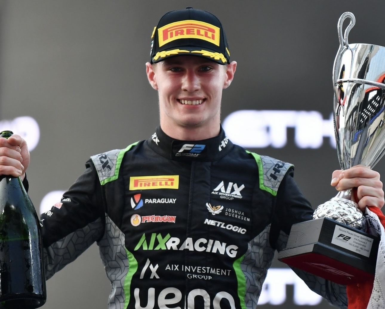 Joshua Dürksen takes another podium at the F2 Abu Dhabi Sprint Race