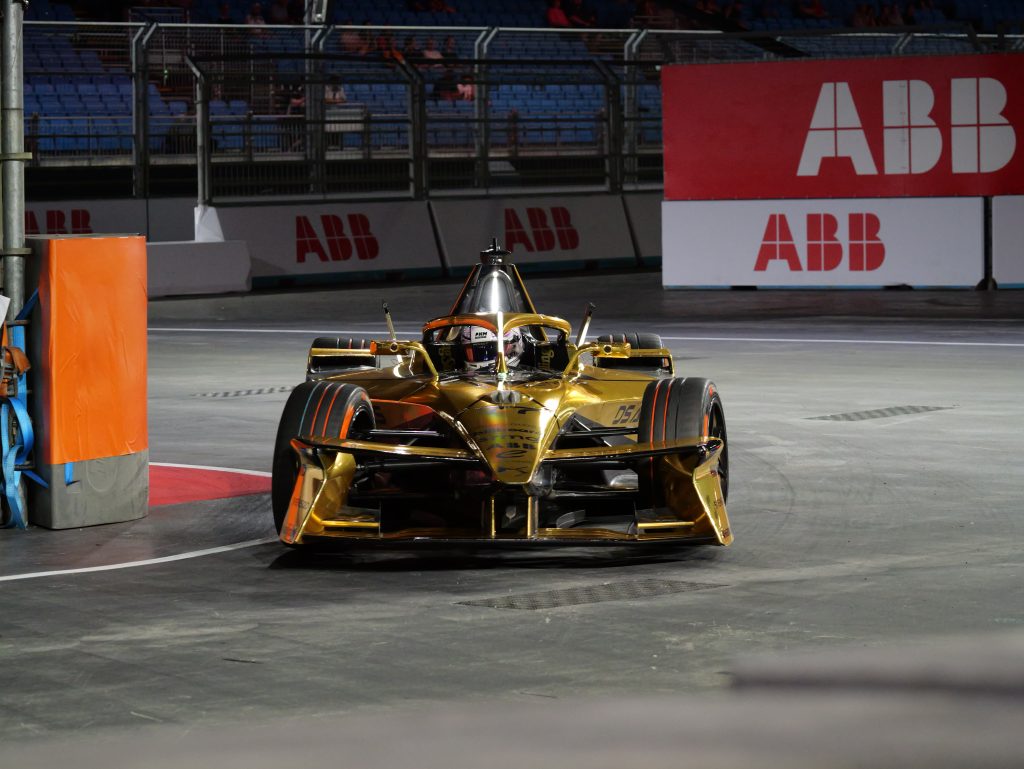 Having dispatched of the two Mahindra's Barnard was able to cruise home to victory in Race 2