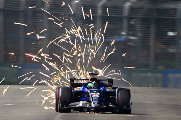 Alex Albon at the F1 Singapore GP for Williams
