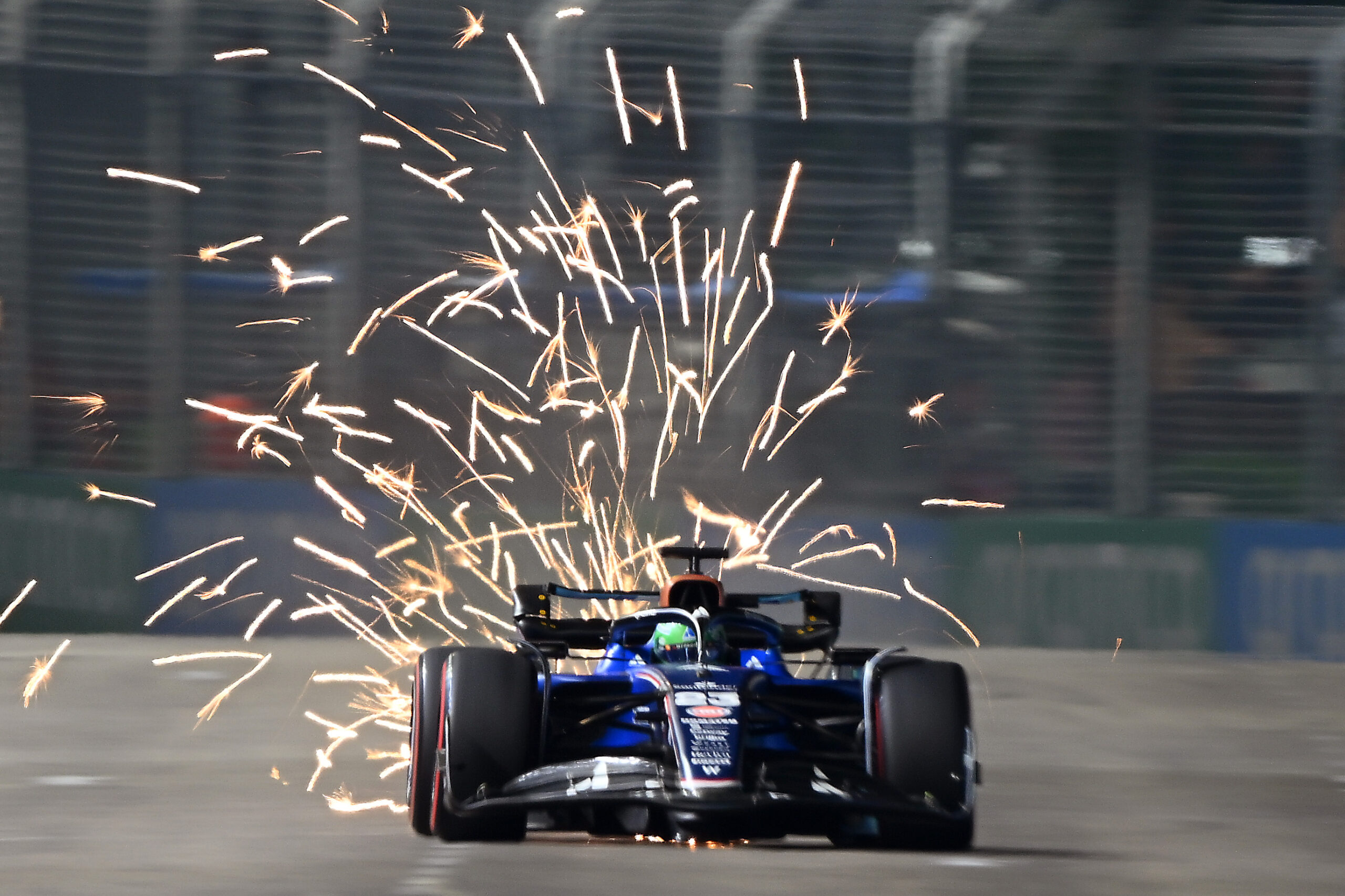Alex Albon at the F1 Singapore GP for Williams