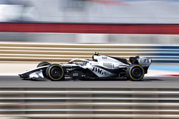 Bottas for the Cadillac F1 team at the 2026 Bahrain testing