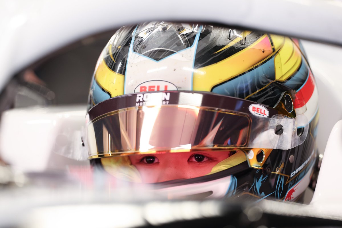 Rodin Motorsport's Christian Ho during 2026 F3 pre-season test in Barcelona.