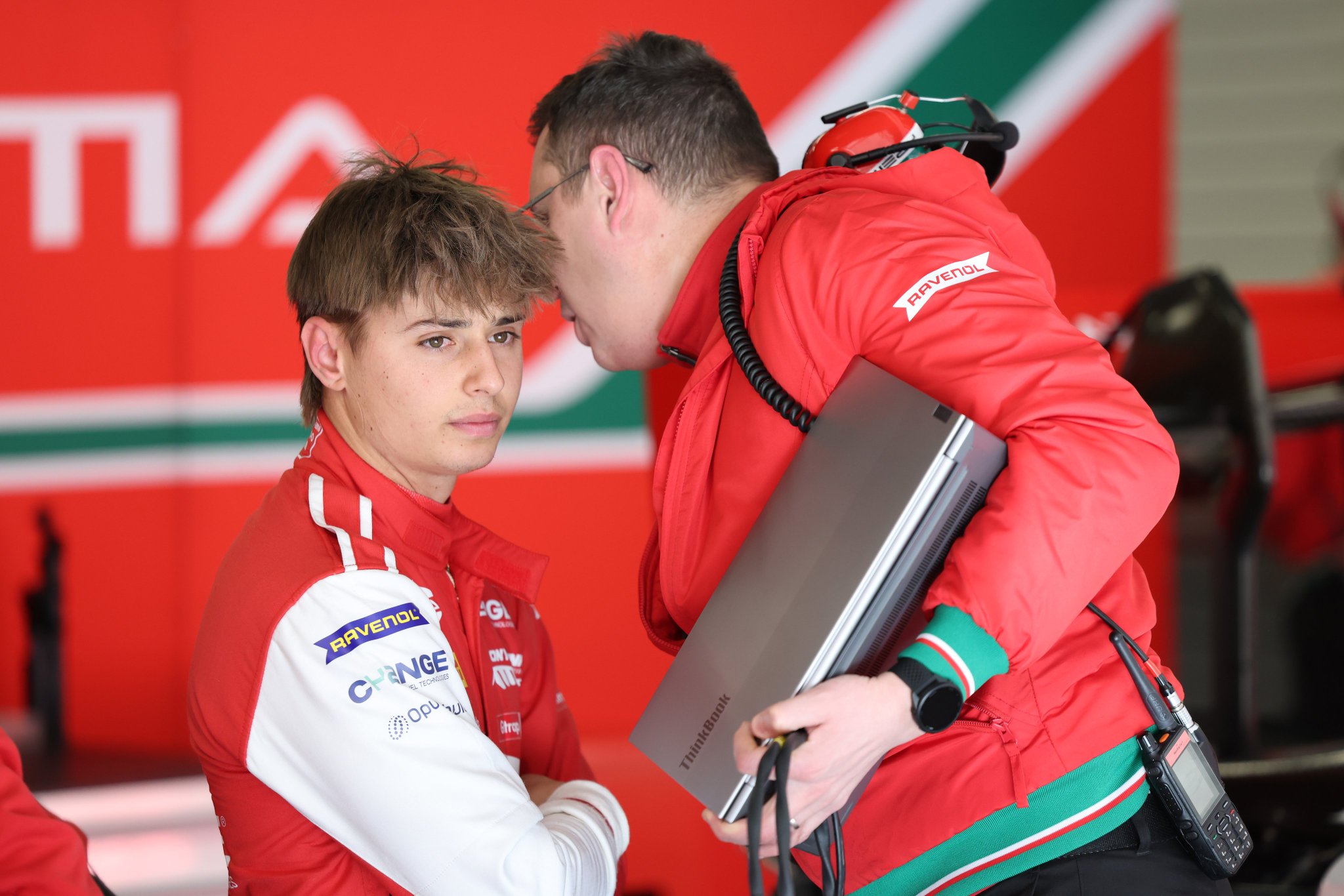 PREMA Racing's Louis Sharp during 2026 F3 pre-season test in Barcelona.