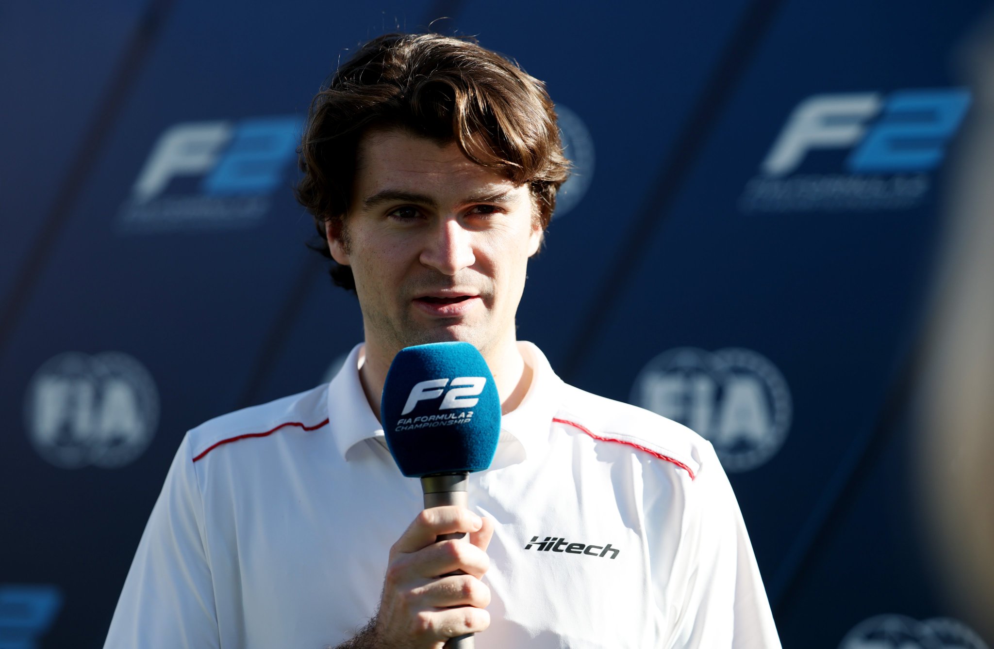 Hitech's Colton Herta during the 2026 F2 Australian GP.