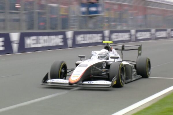 Campos Racing's Ugo Ugochukwu during Free Practice at the 2026 F3 Australian GP.