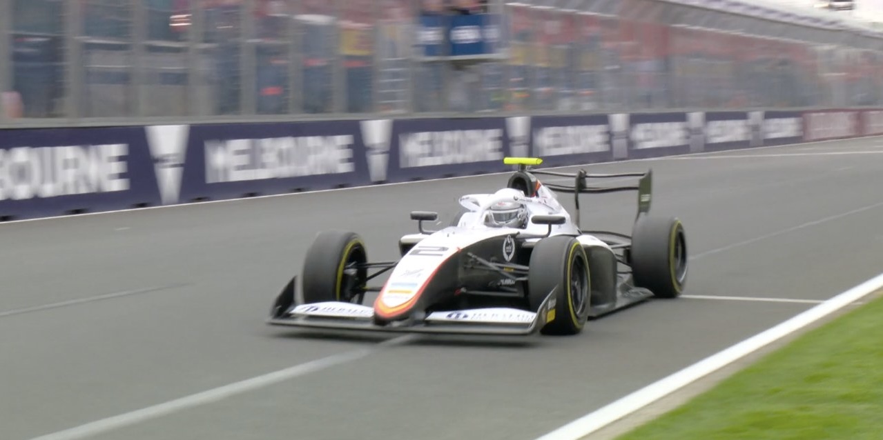 Campos Racing's Ugo Ugochukwu during Free Practice at the 2026 F3 Australian GP.
