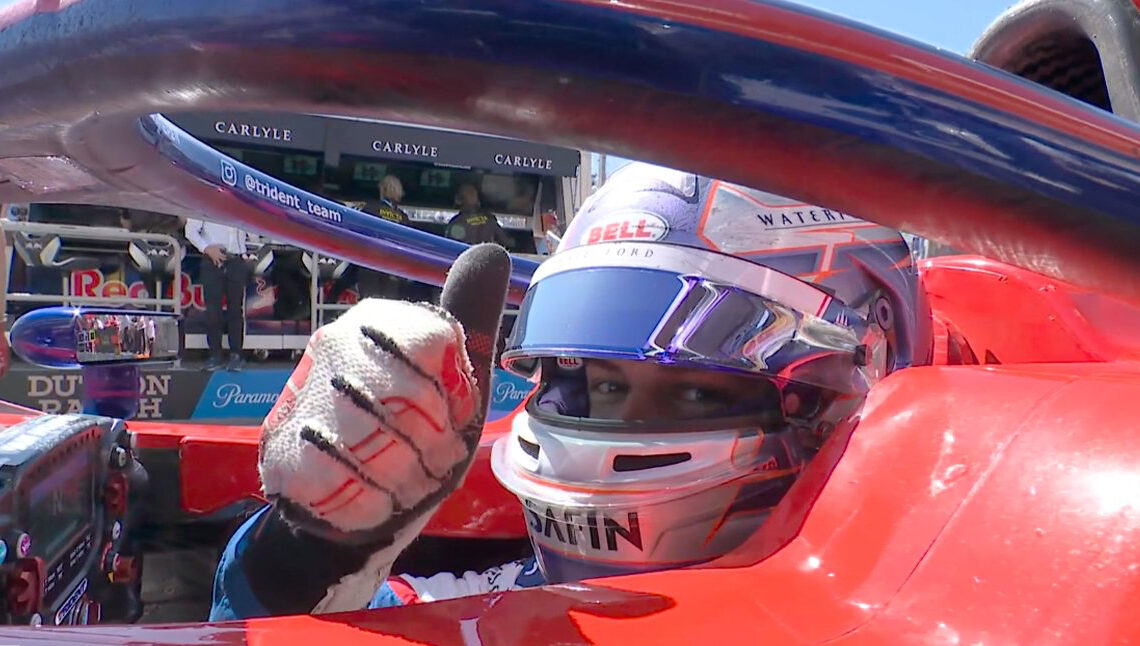 Laurens Van Hoepen grabs his maiden pole position at the F2 Canadian GP Qualifying