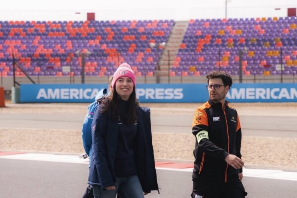 MP Motorsport Alpine-backed Nina Gademan during the 2026 F1 Academy Chinese GP.