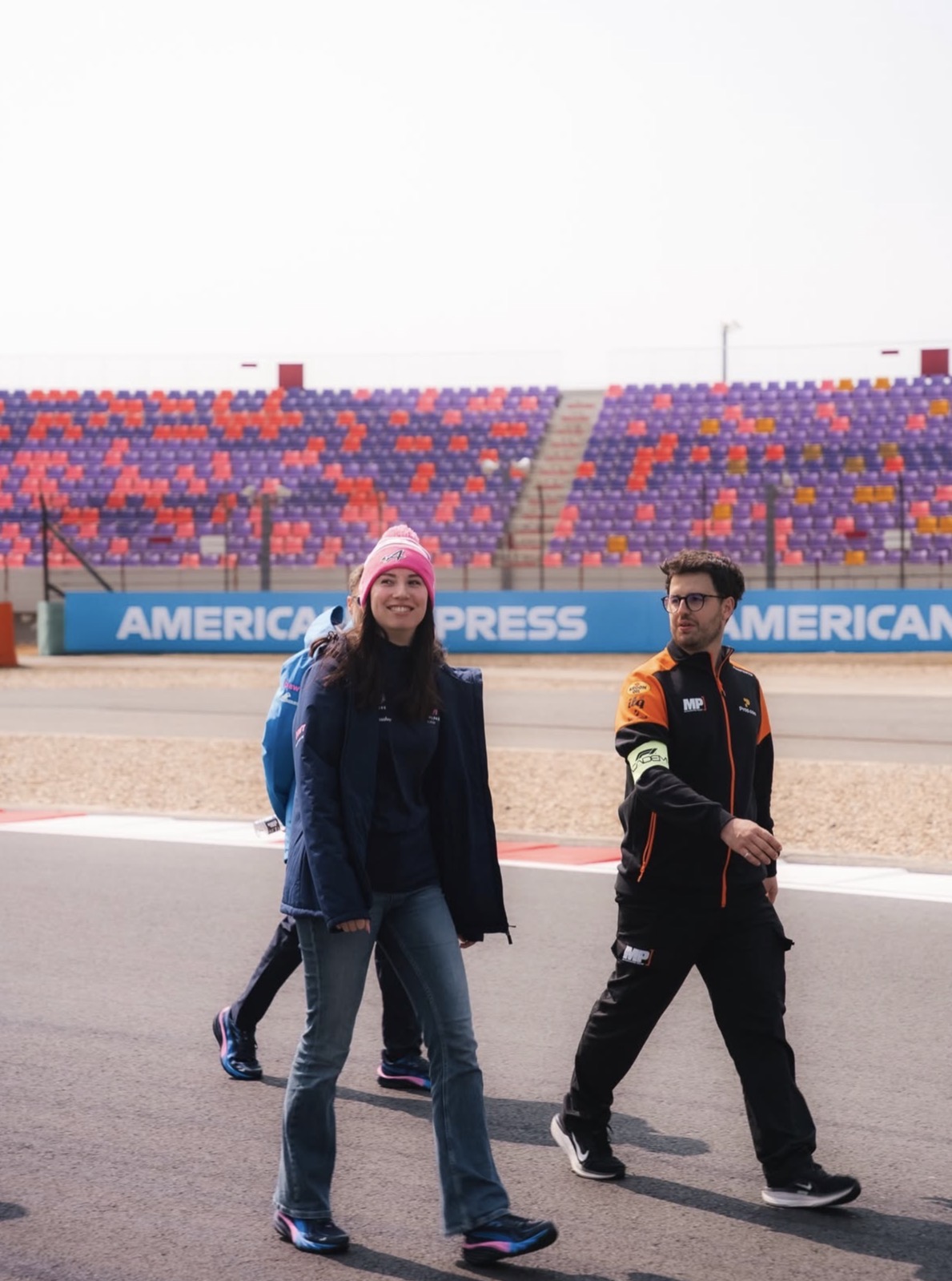 MP Motorsport Alpine-backed Nina Gademan during the 2026 F1 Academy Chinese GP.