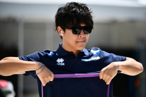 DAMS Lucas Oil's Gerrard Xie during the 2026 F3 Australian GP in Melbourne.