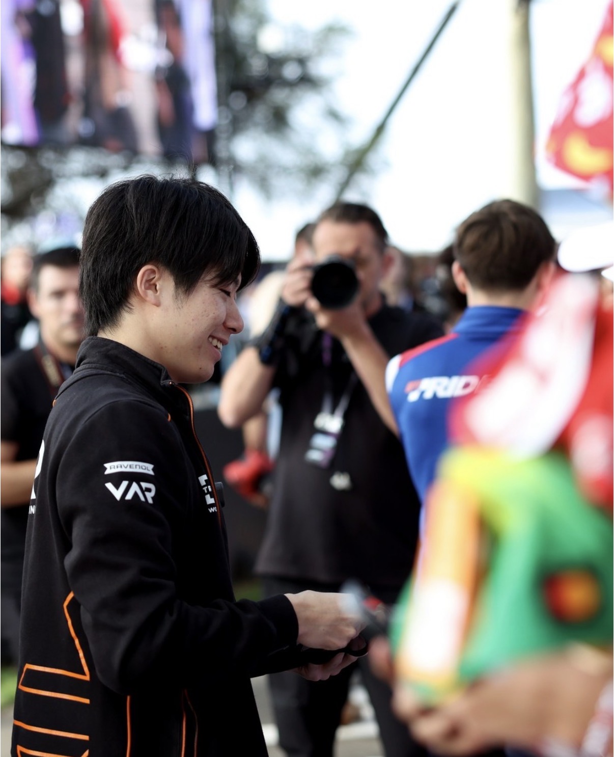 Van Amersfoort Racing's (VAR) Hiyu Yamakoshi during the 2026 F3 Australian GP.