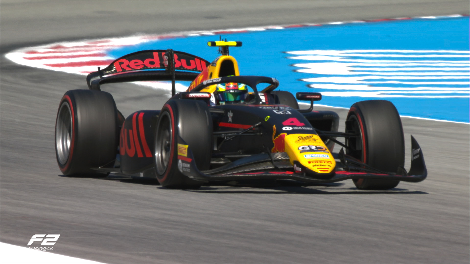Campos Racing's Arvid Lindblad during Qualifying at F2 Spanish GP.