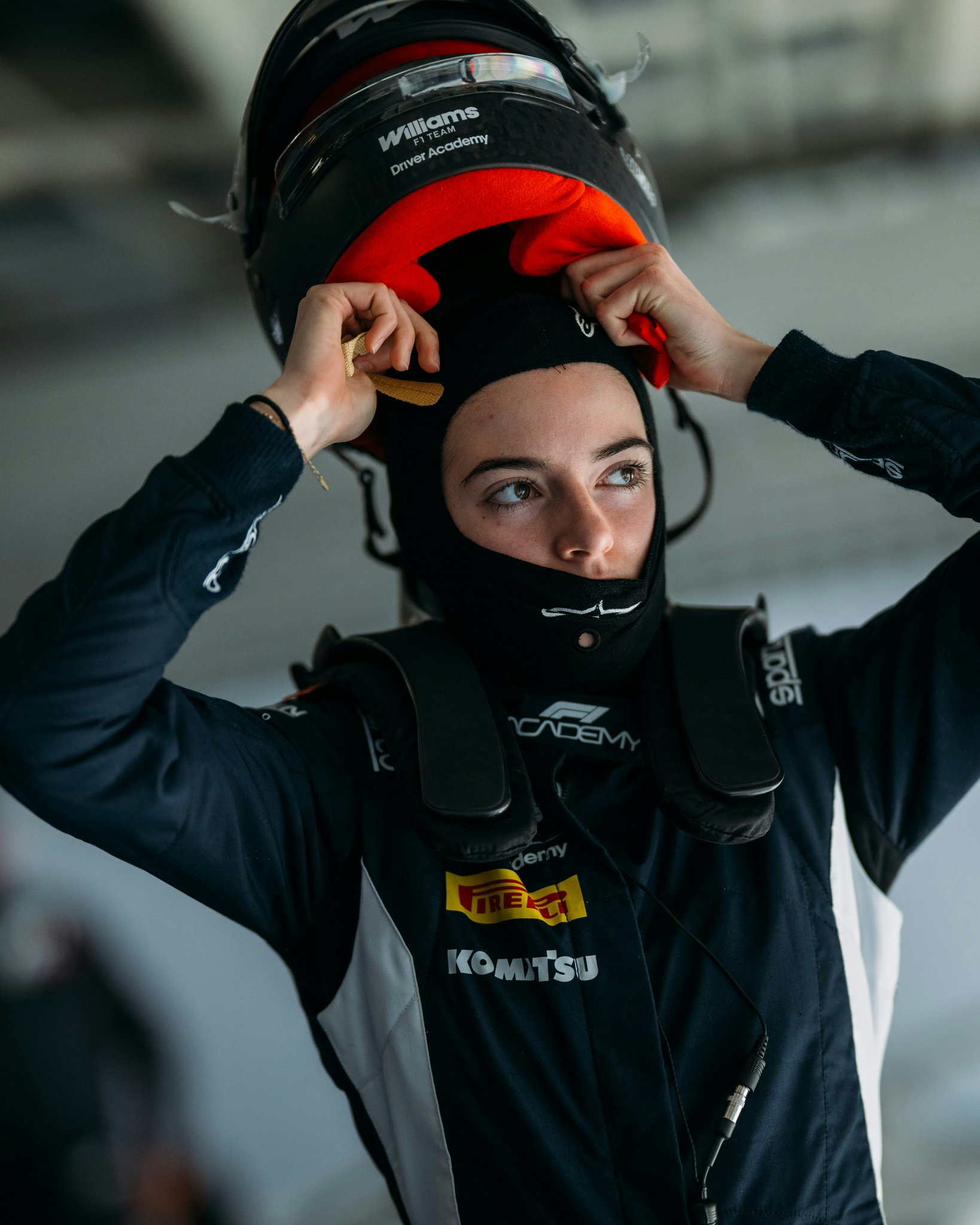 ART Grand Prix's Jade Jacquet at the 2026 F1 Academy Chinese GP round.