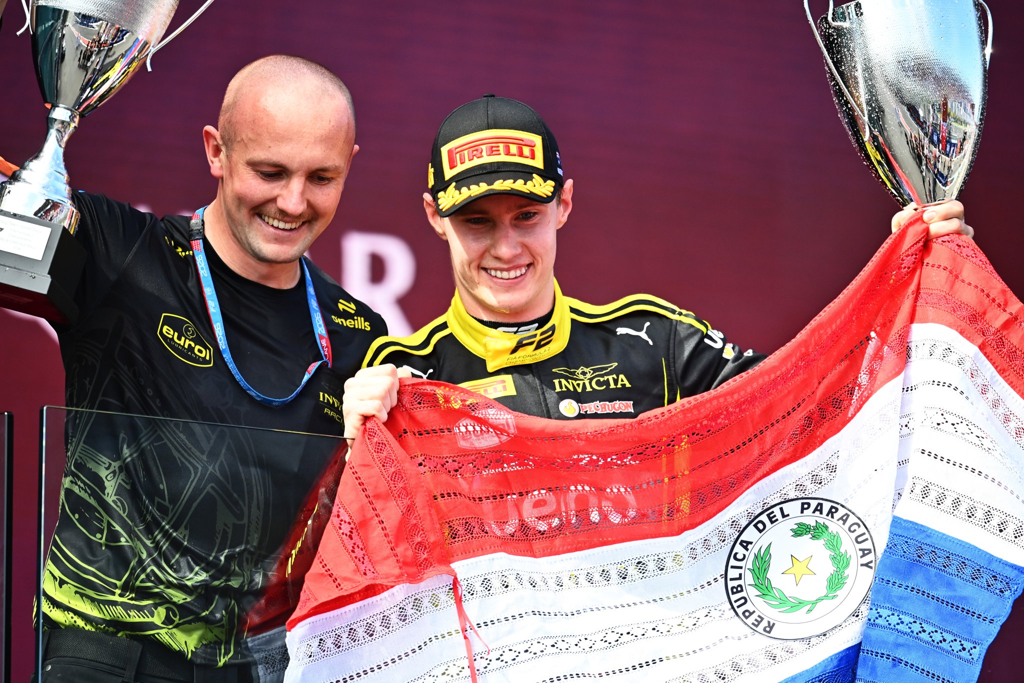 Invicta Racing's Joshua Dürksen during the 2026 F2 Australian GP round.