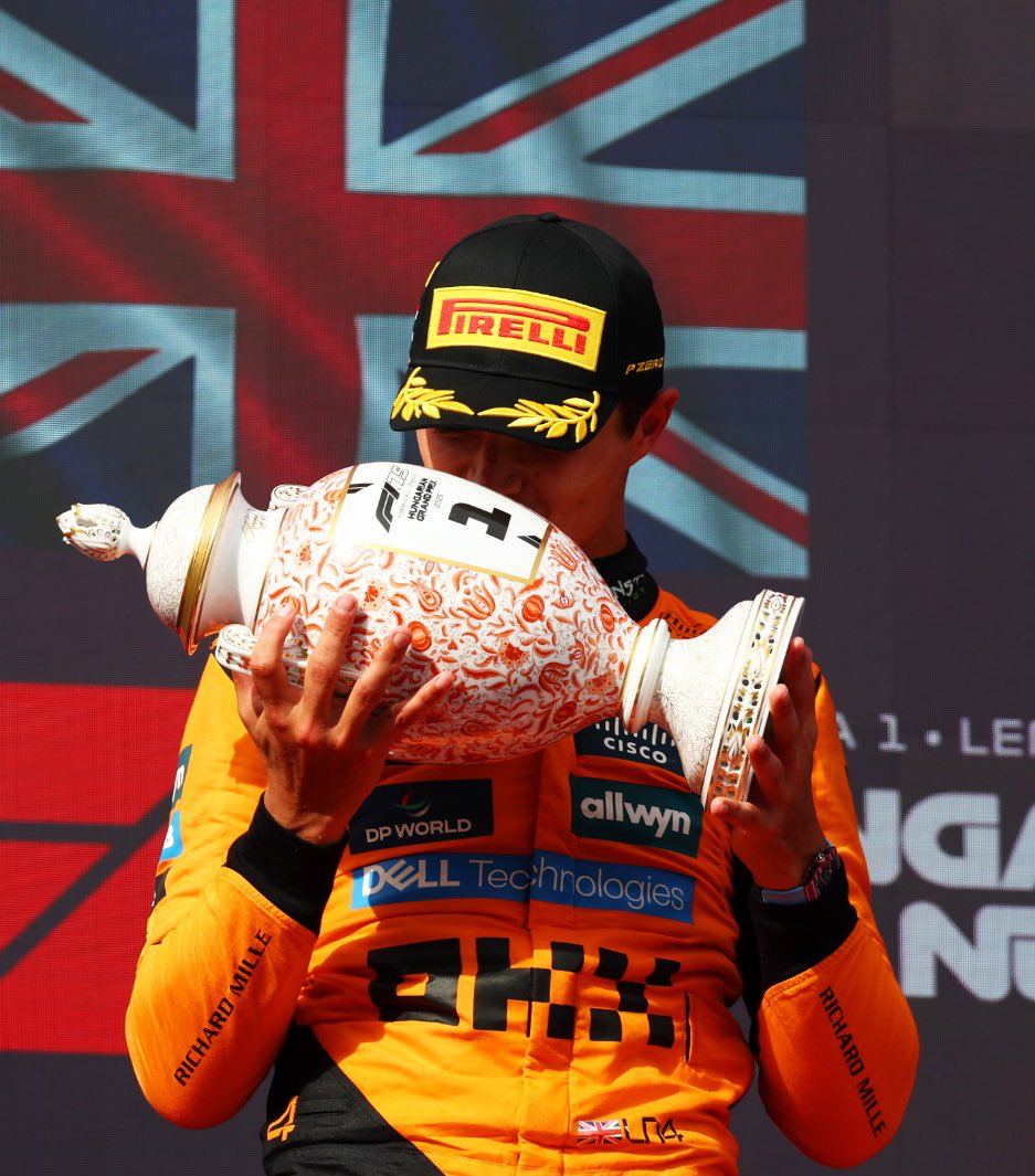 Lando Norris is victorious at the 2025 F1 Hungarian GP