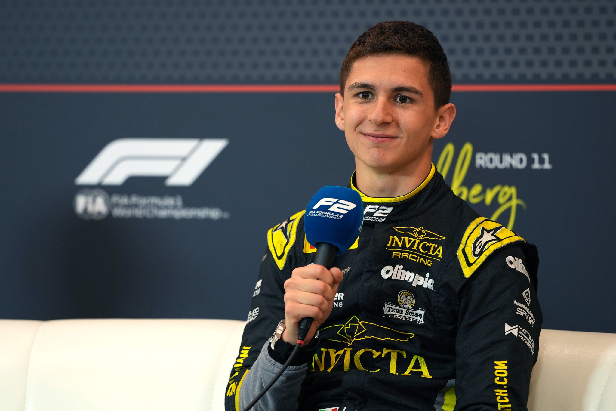 Invicta Racing's Leonardo Fornaroli during Post-Qualifying Press Conference at F2 Austrian GP