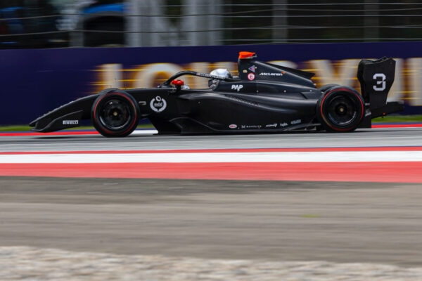 Prema Racing's Ugo Ugochukwu during the Sprint Race at F3 Austrian GP.