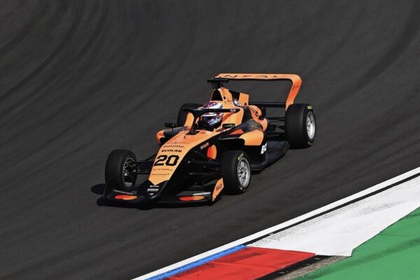 Rodin Motorsport's Ella Lloyd during the 2026 F1 Academy round in Shanghai.