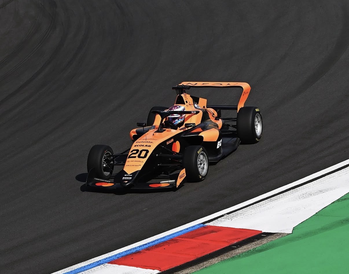 Rodin Motorsport's Ella Lloyd during the 2026 F1 Academy round in Shanghai.