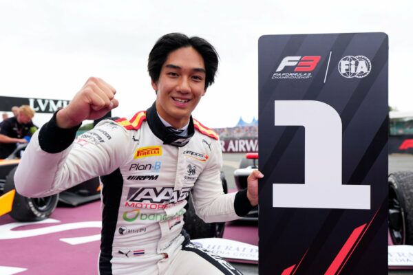 Inthraphuvasak explains his joy after claiming maiden F3 win at the British GP Campos Racing's Tasanapol Inthraphuvasak after securing his maiden F3 win at the F3 British GP Sprint Race.
