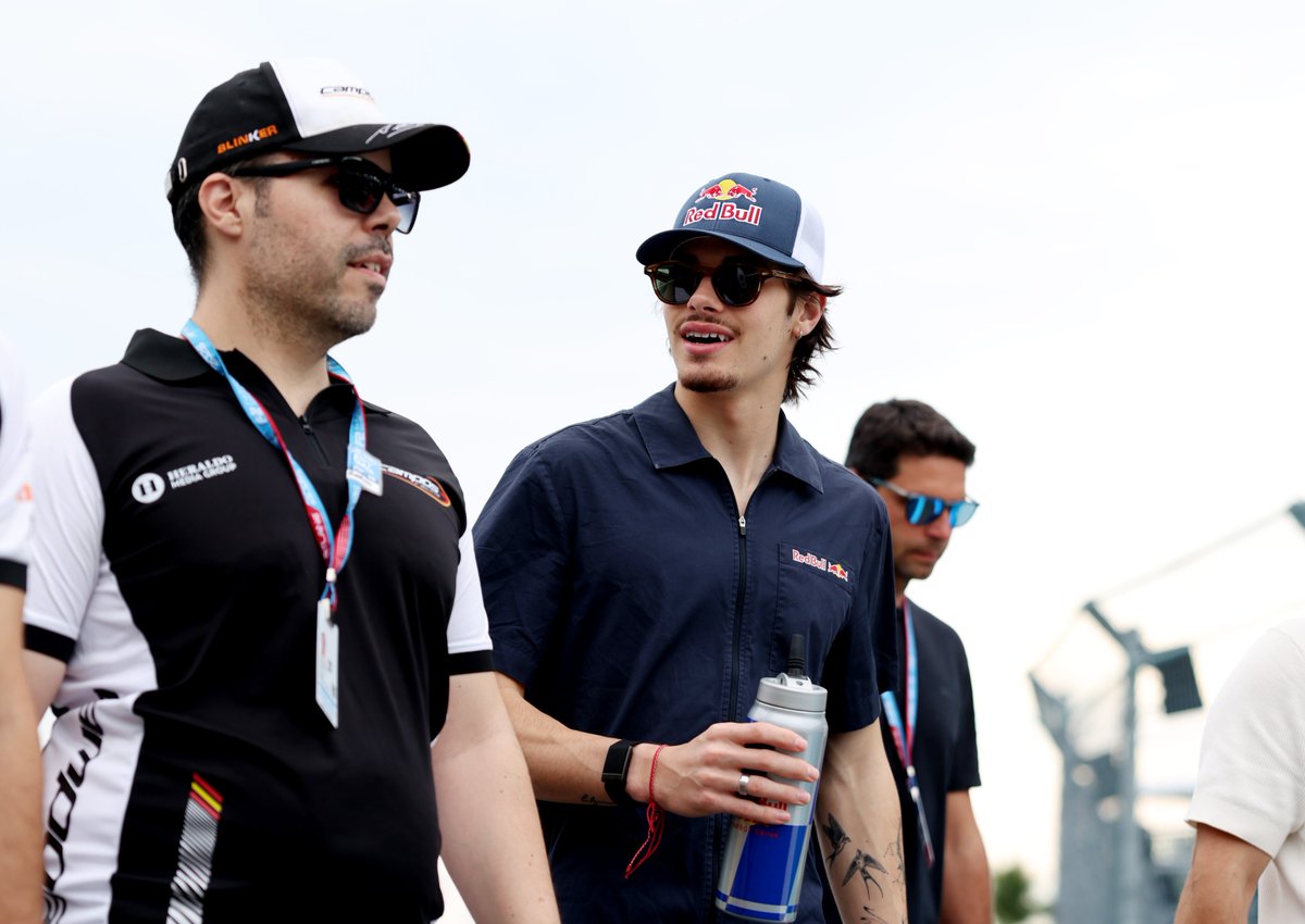 Campos Racing's Nikola Tsolov on Thursday at the 2026 F2 Miami GP.