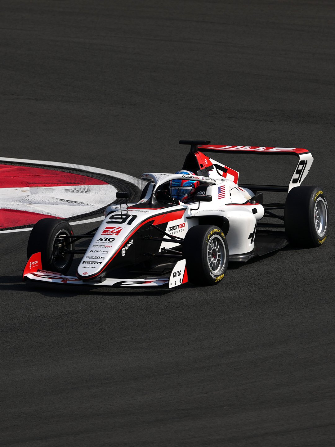 Haas' Kaylee Countryman during the 2026 F1 Academy Chinese GP.
