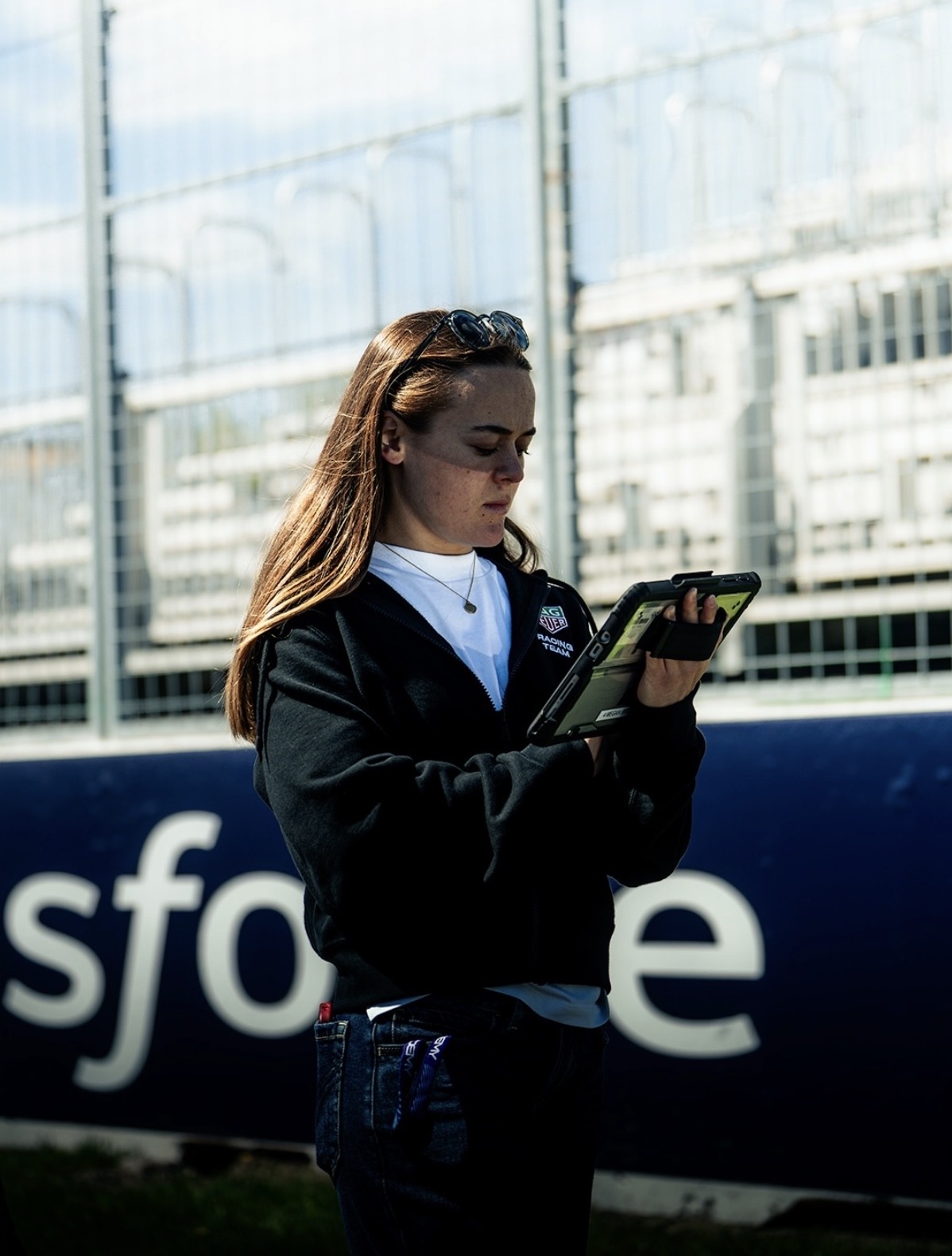 TAG Heuer's Megan Bruce during the 2026 F1 Academy Canadian GP in Montreal.