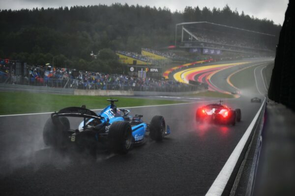F2: The winners and losers of the 2025 Belgian GP Cars on track during Feature Race at F2 Belgian GP.