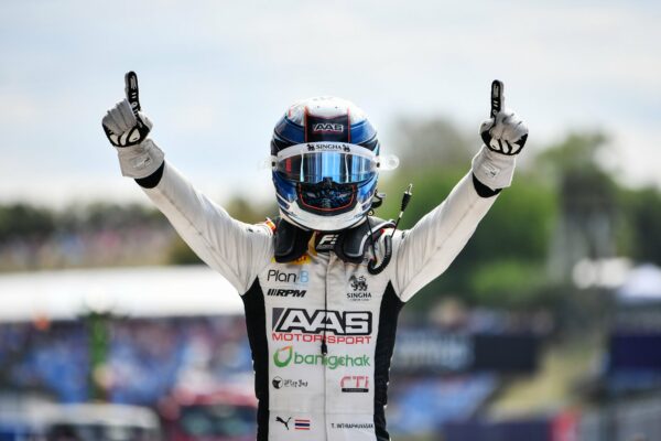 Inthraphuvasak pleased to have capitalised on opportunity to secure second win in F3 Hungarian GP Sprint Campos Racing's Tasanapol Inthraphuvasak after winning Sprint at F3 Hungarian GP.
