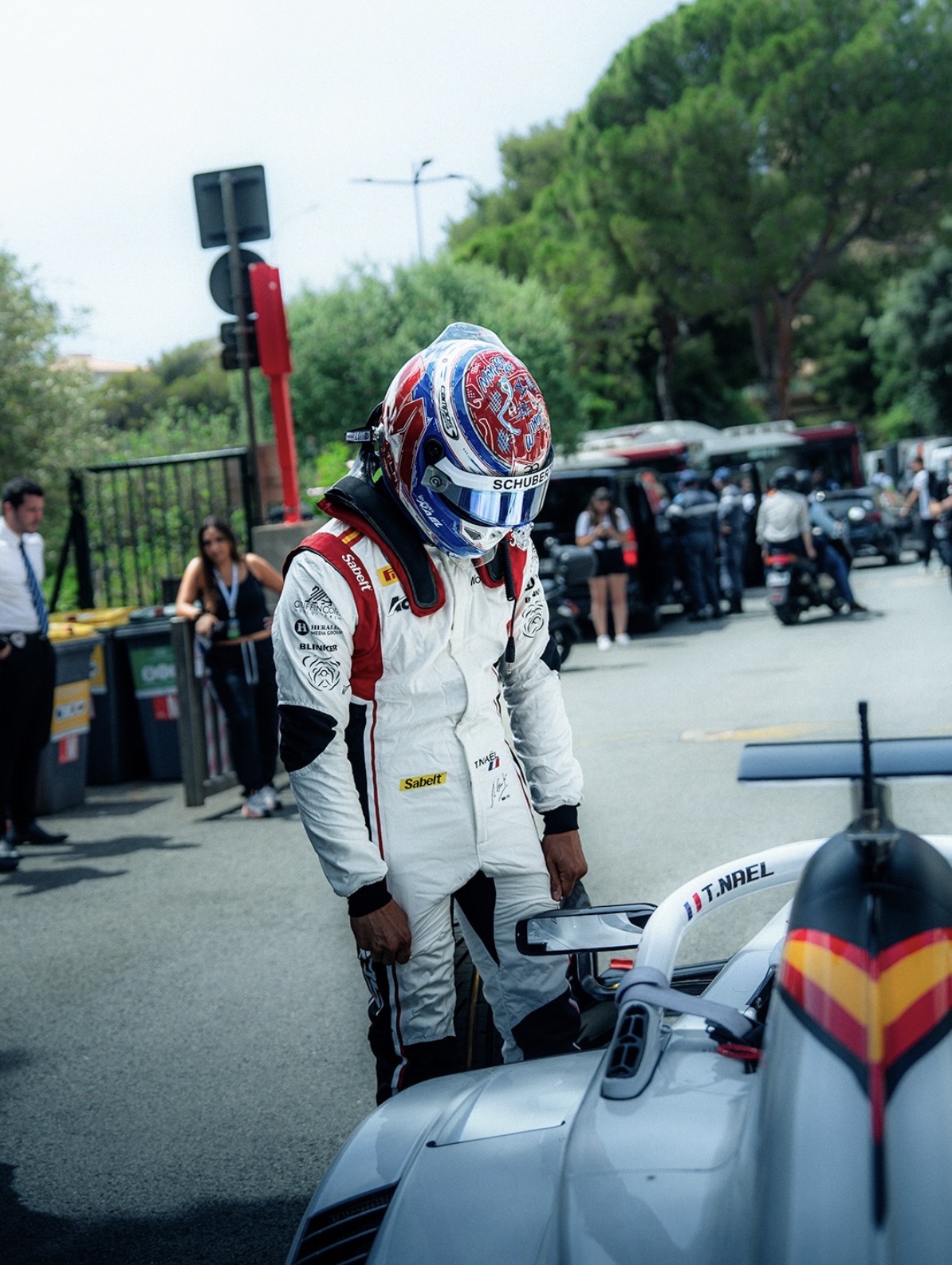Campos Racing's Théophile Naël during the 2026 F3 Monaco GP.