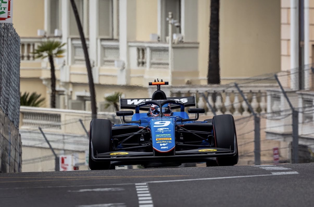 MP Motorsport's Alessandro Giusti during the 2026 F3 Monaco GP.