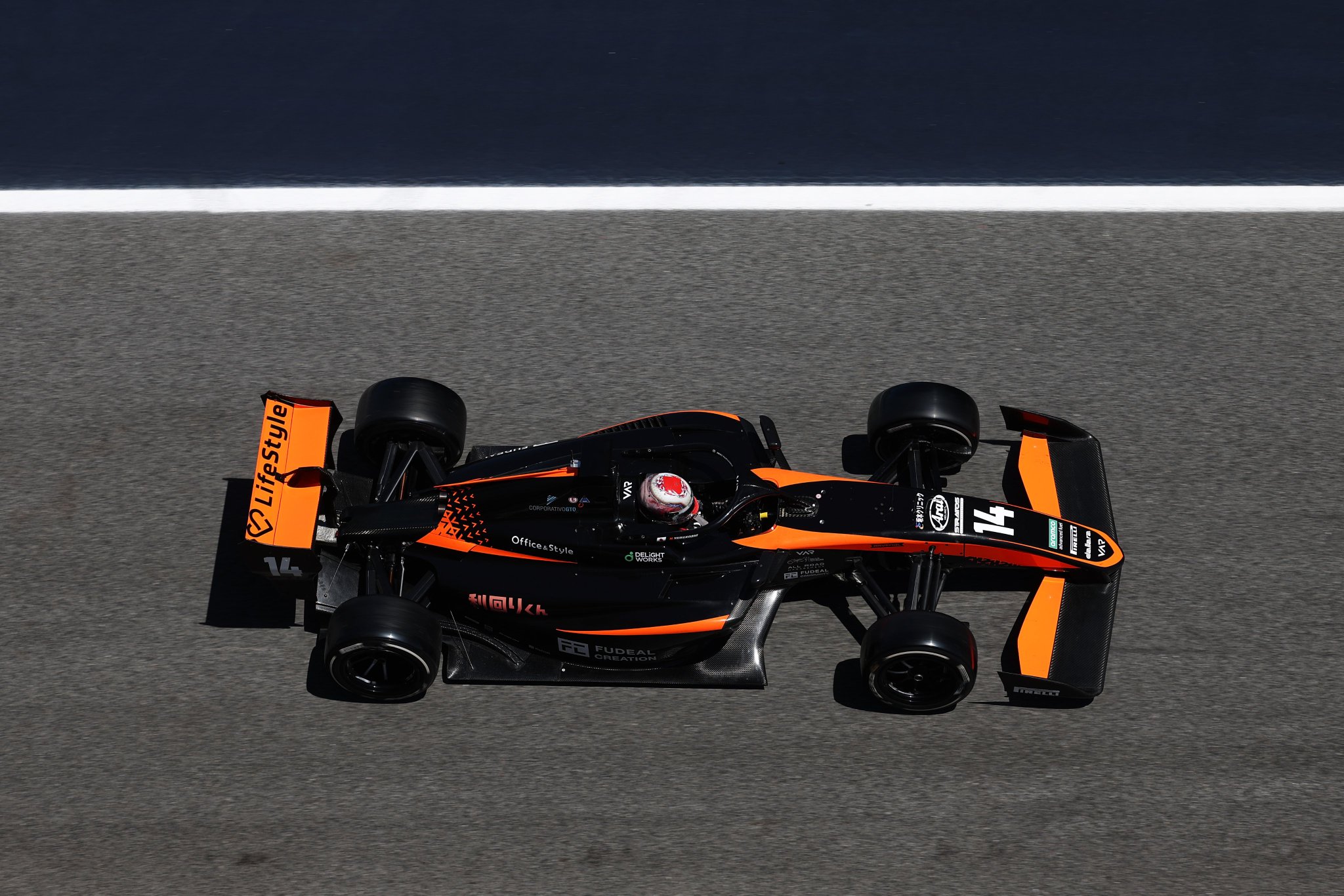 Van Amersfoort Racing's Hiyu Yamakoshi during Qualifying at the 2026 F3 Barcelona-Catalunya GP.