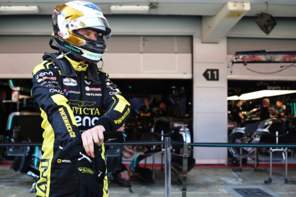 Invicta Racing's Joshua Dürksen during the 2026 F2 Barcelona-Catalunya GP.
