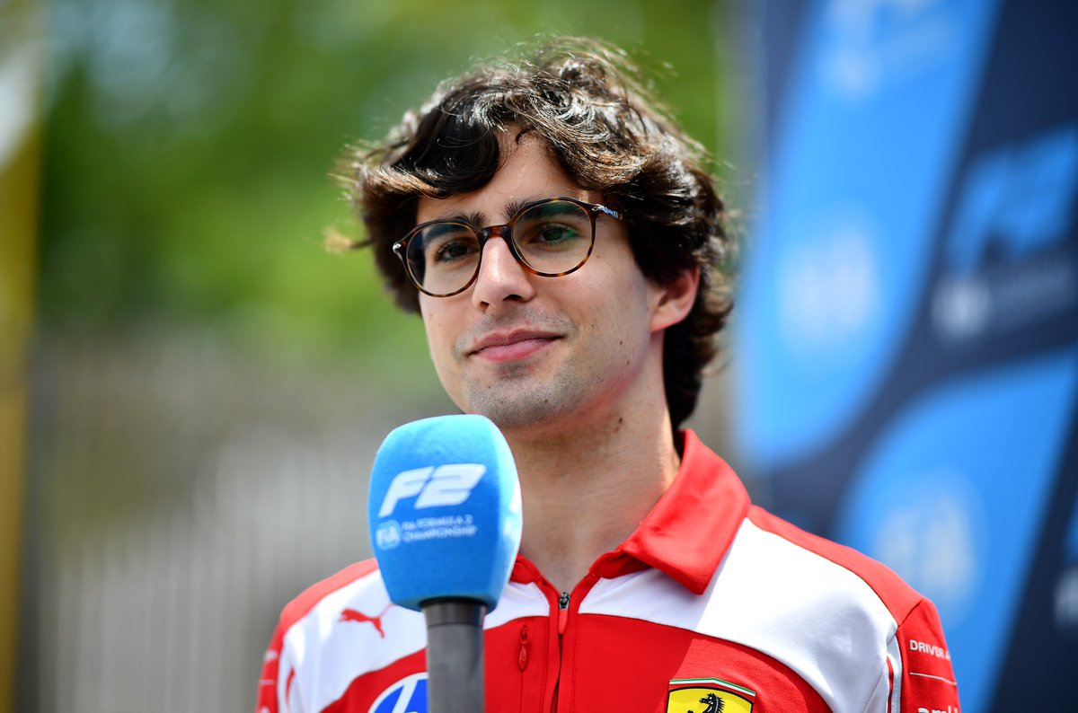 Invicta Racing's Rafael Câmara during 2026 F2 Monaco Round.