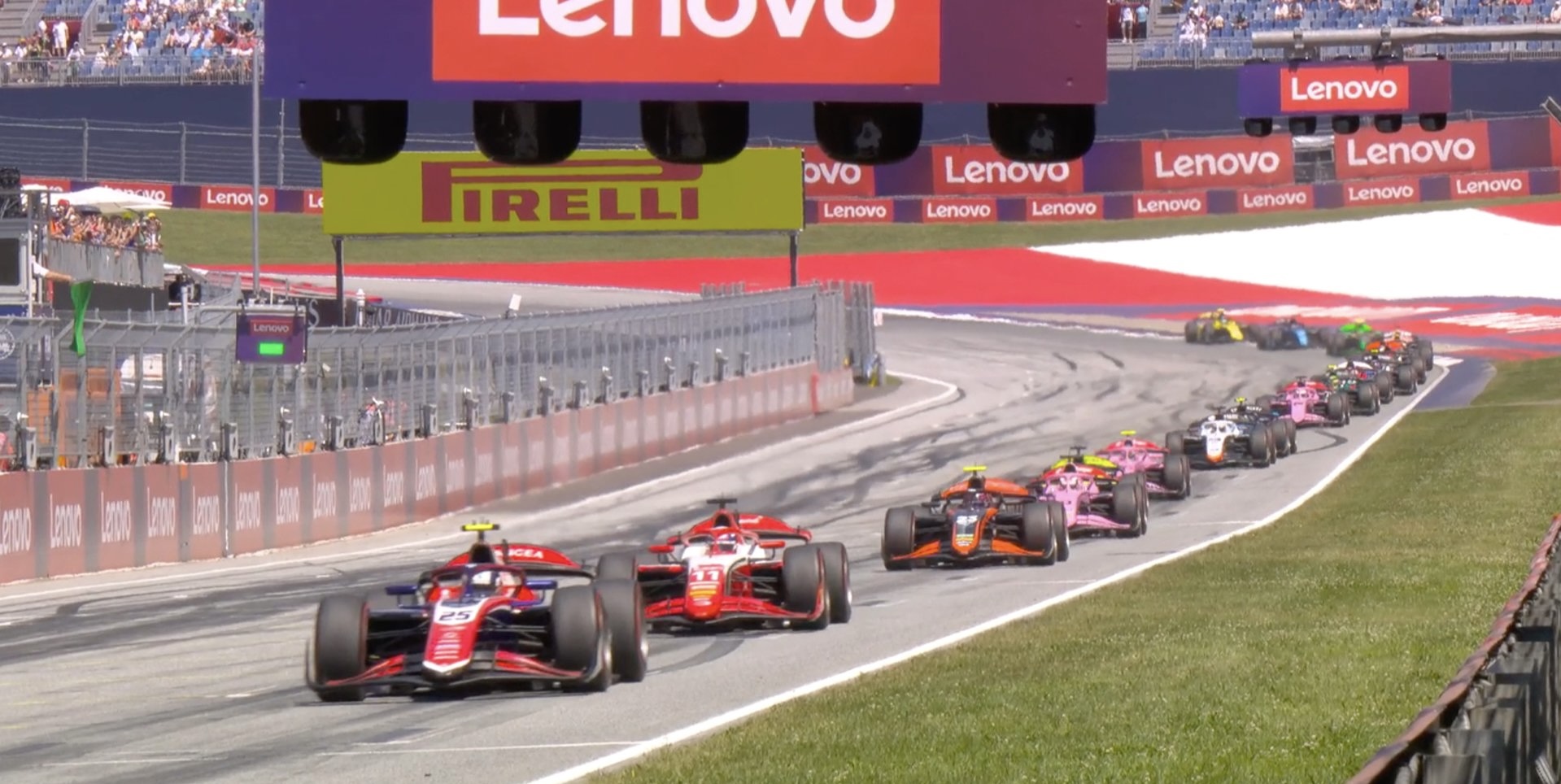 F2 Sprint Race at the 2026 Austrian GP.