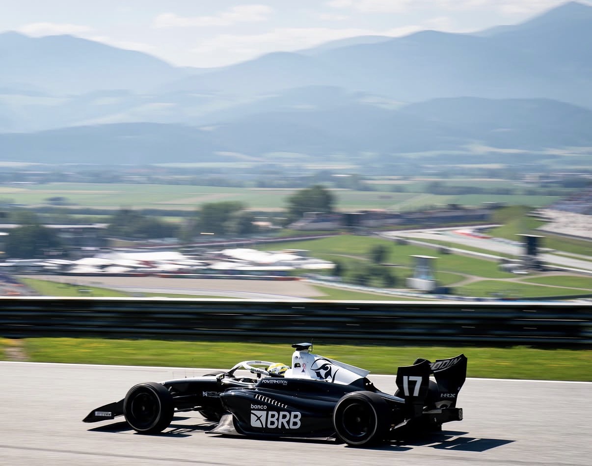 Rodin Motorsport's Pedro Clerot during the F3 Sprint Race at 2026 Austrian GP.