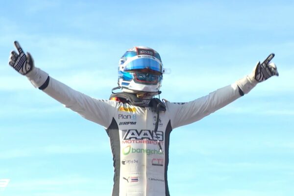 F3 | Feature Race | Italian GP | Inthraphuvasak leads Campos 1-2 finish to clinch Teams’ Championship Campos Racing's Tasanapol Inthraphuvasak during the F3 Feature Race at Italian GP.