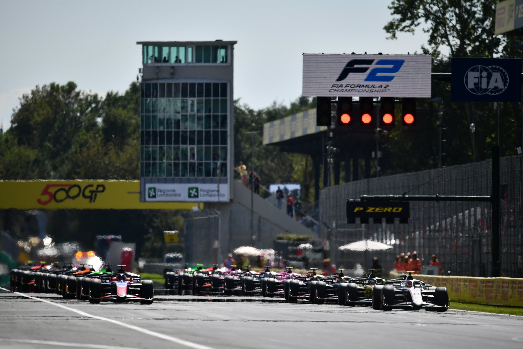 F2 during Sprint Race at 2025 Italian GP.