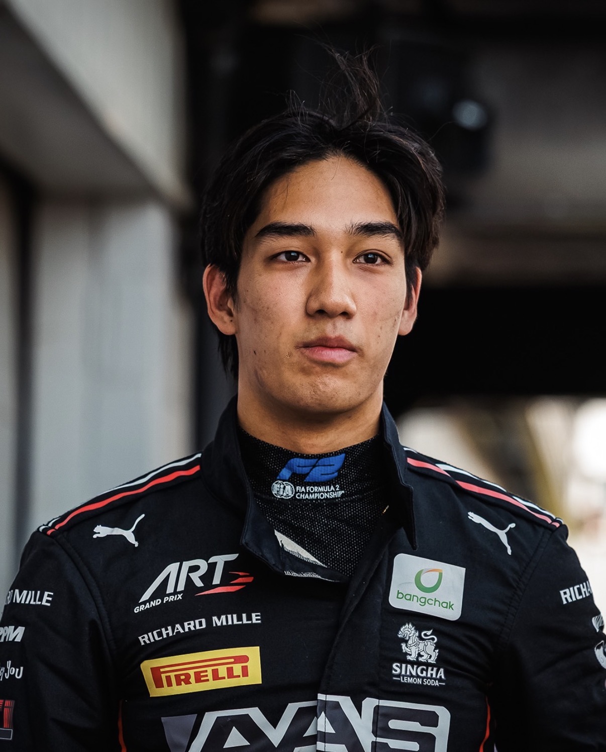 ART Grand Prix's Tasanapol Inthraphuvasak during the 2026 F2 Silverstone round at British GP.