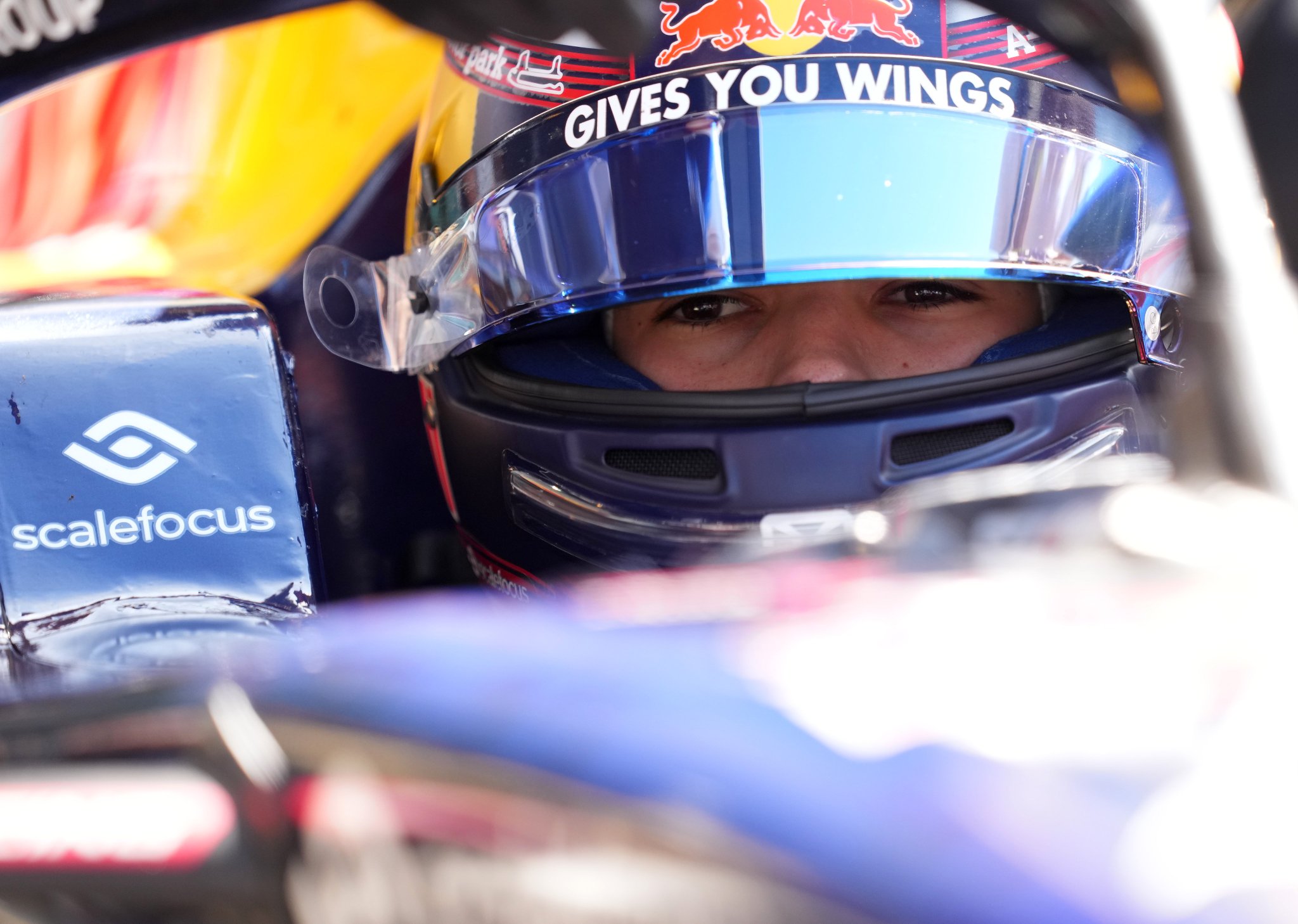 Campos Racing's Nikola Tsolov wins the F2 Feature Race in Silverstone at the 2026 British GP.