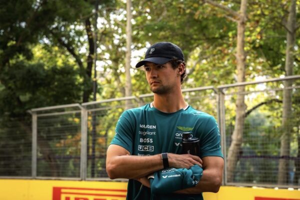 DAMS Lucas Oil's Jak Crawford during 2025 F2 Round in Baku.