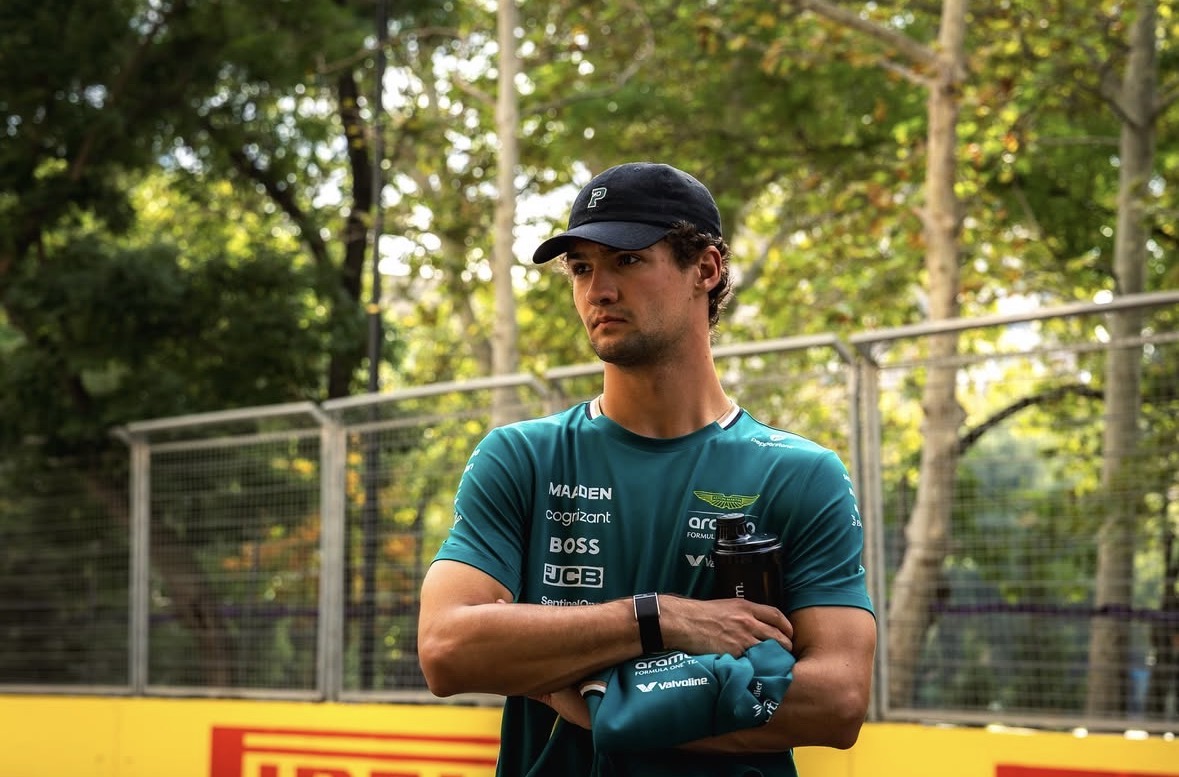 DAMS Lucas Oil's Jak Crawford during 2025 F2 Round in Baku.