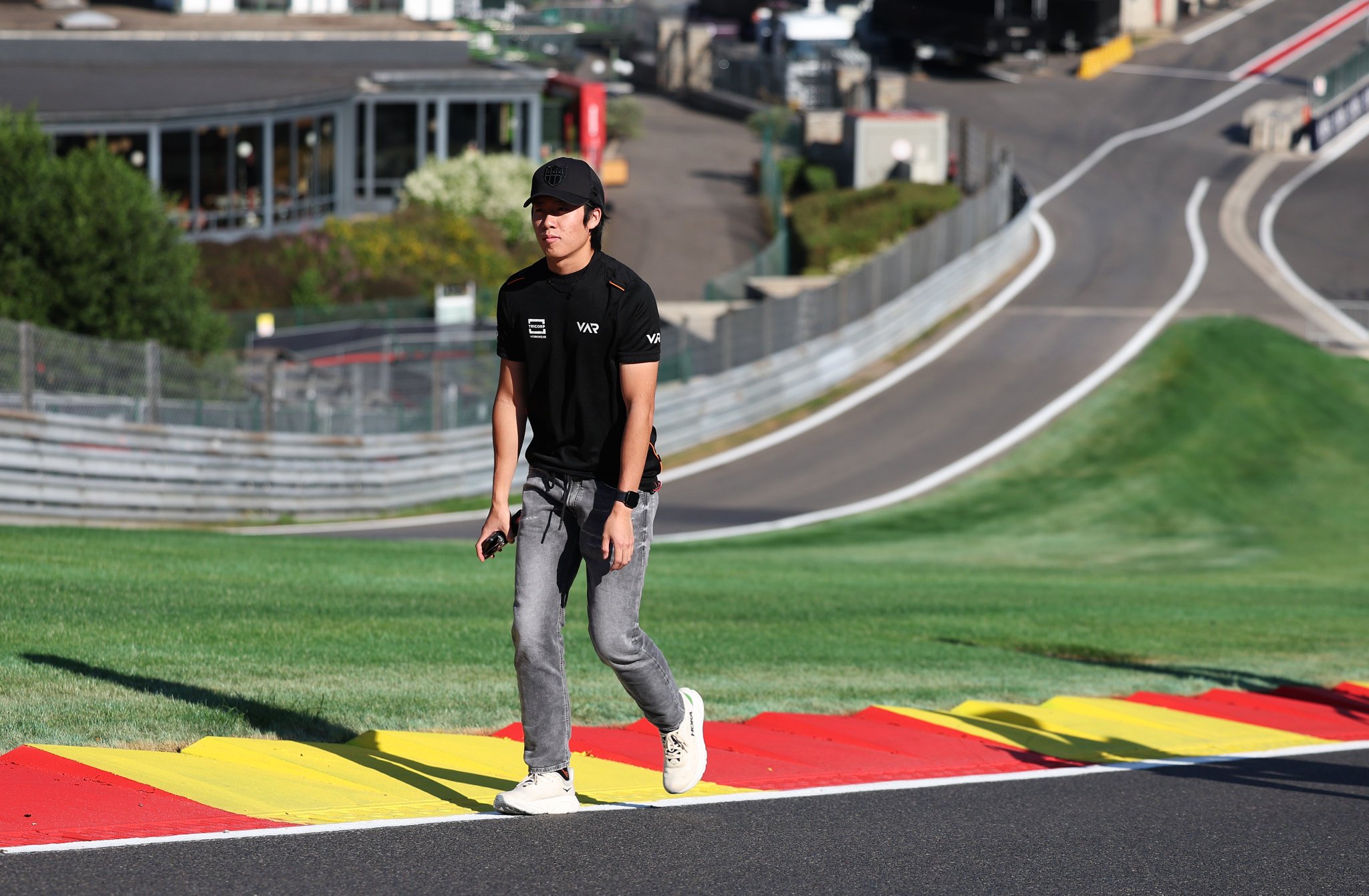 Van Amersfoort Racing's Hiyu Yamakoshi during the 2026 F3 Belgian GP at Spa-Francorchamps.