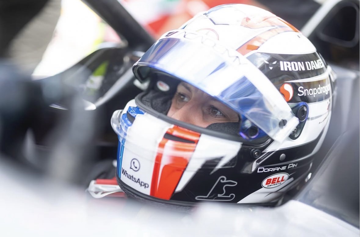 Prema Racing's Doriane Pin, backed by Mercedes, during 2025 F1 Academy Season