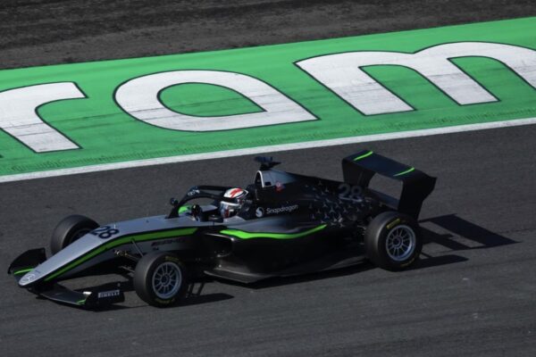 Prema Racing's Doriane Pin during 2025 F1 Academy season.