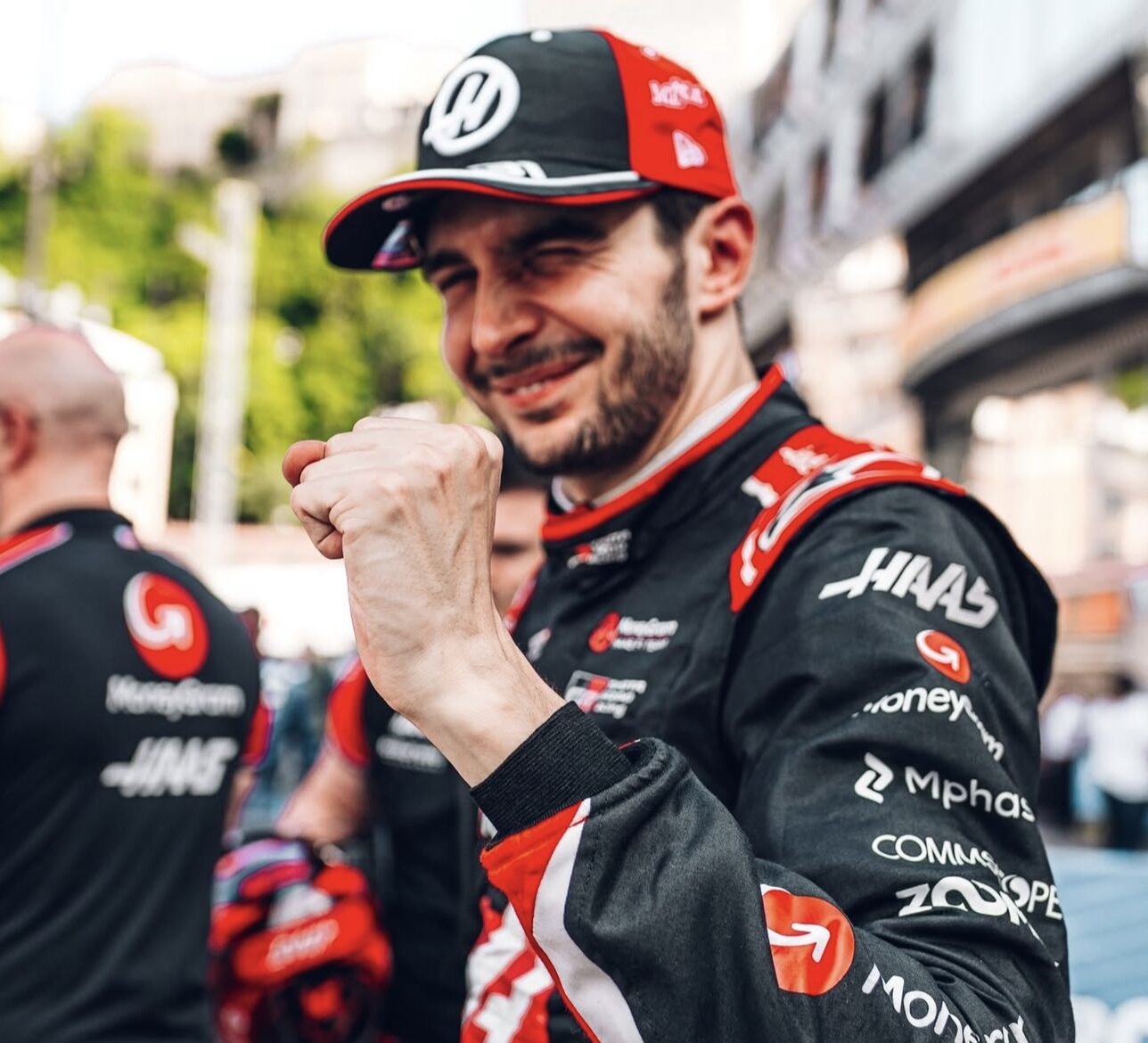 Esteban Ocon radiant after a successful race at the Monaco GP
