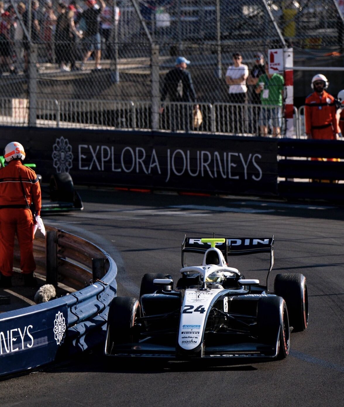 Louis Sharp during the Monaco GP for Rodin Motorsport