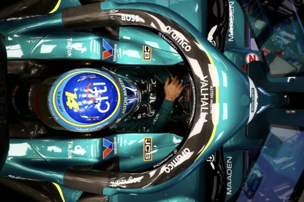 Fernando Alonso ahead of FP1 at the Spanish GP